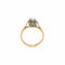 Bague 53 Bague rétro en or jaune 18 carats et diamant 58 Facettes