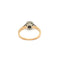 Bague 53 Bague rétro en or jaune 18 carats et diamant 58 Facettes
