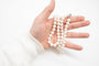 Collier Collier de perles d’eau douce en or blanc 18 carats 58 Facettes 35577