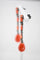 Boucles d'oreilles Boucles d'oreilles en or noir 18 carats, corail et diamants 58 Facettes