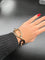 Bracelet Bracelet articulé en or rose 18 carats et ébène 58 Facettes