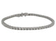 Bracelet Bracelet tennis en or blanc 18 carats et diamants 58 Facettes