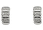 Boucles d'oreilles Boucles d'oreilles demi-cercle en or blanc 18 carats et diamants 58 Facettes