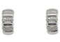 Boucles d'oreilles Boucles d'oreilles demi-cercle en or blanc 18 carats et diamants 58 Facettes