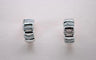 Boucles d'oreilles Boucles d'oreilles demi-cercle en or blanc 18 carats et diamants 58 Facettes