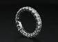 Bague 54 Alliance en or blanc 18 carats et diamants 3,330 ct 58 Facettes