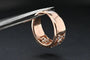 Bague 55 Bague alliance en or rose 18 carats et diamants 58 Facettes