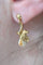 Boucles d'oreilles Boucles d’oreilles dents de biche en or blanc 18 carats 58 Facettes