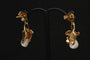 Boucles d'oreilles Boucles d’oreilles dents de biche en or blanc 18 carats 58 Facettes