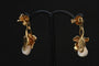 Boucles d'oreilles Boucles d’oreilles dents de biche en or blanc 18 carats 58 Facettes