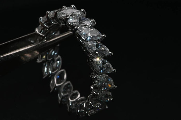 Bague 54 Bague de fiançailles - Alliance en or blanc 18 carats et diamants 58 Facettes