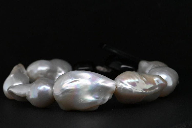 Bracelet Bracelet de perles de culture brutes 58 Facettes