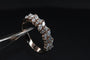 Bague 54 Alliance - Bague demi-tour en or rose 18 carats et diamants 58 Facettes