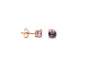 Boucles d'oreilles Boucles d'oreilles améthystes en or rose 58 Facettes