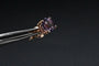 Boucles d'oreilles Boucles d'oreilles améthystes en or rose 58 Facettes