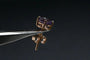 Boucles d'oreilles Boucles d'oreilles améthystes en or rose 58 Facettes