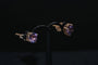Boucles d'oreilles Boucles d'oreilles améthystes en or rose 58 Facettes