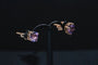 Boucles d'oreilles Boucles d'oreilles améthystes en or rose 58 Facettes