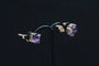 Boucles d'oreilles Boucles d'oreilles améthystes en or rose 58 Facettes