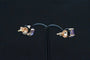 Boucles d'oreilles Boucles d'oreilles améthystes en or rose 58 Facettes