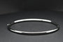 Bracelet Bracelet jonc ovale en or blanc 18 carats 58 Facettes