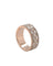 Bague 55 Bague alliance en or rose 18 carats sertie de diamants 1,10 ct 58 Facettes