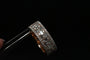 Bague 55 Bague alliance en or rose 18 carats sertie de diamants 1,10 ct 58 Facettes