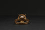 Bague 51 Bague - Citrine taille brillant en or jaune 18 carats 58 Facettes