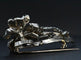 Broche F. Hardy - Broche fleur en or blanc 18 carats et diamants 58 Facettes