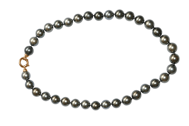 Collier Collier - Perles de culture de Tahiti et fermoir en or jaune 18 carats 58 Facettes