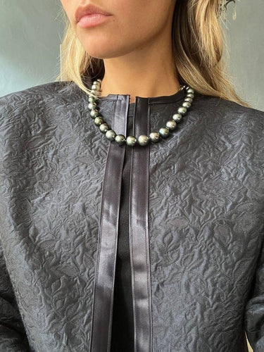 Collier Collier - Perles de culture de Tahiti et fermoir en or jaune 18 carats 58 Facettes