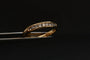 Bague 49 Bague en or jaune 18 carats et diamants taille brillant 58 Facettes