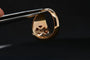 Bague 54 Bague diamant en or rose 18 carats 58 Facettes