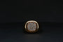 Bague 54 Bague diamant en or rose 18 carats 58 Facettes