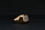 Bague 54 Bague diamant en or rose 18 carats 58 Facettes
