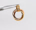 Pendentif Pendentif Trio d’Anneaux en or tricolore et diamants 58 Facettes