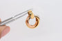 Pendentif Pendentif Trio d’Anneaux en or tricolore et diamants 58 Facettes