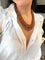 Collier Collier en agate rouge, hessonite et bakélite 58 Facettes