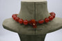 Collier Collier en agate rouge, hessonite et bakélite 58 Facettes