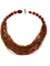 Collier Collier en agate rouge, hessonite et bakélite 58 Facettes