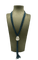 Collier Collier sautoir à franges en topazes London blue, perle baroque et bakélite 58 Facettes
