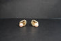 Boucles d'oreilles Cartier - Boucles d’oreilles cœur en or jaune 18 carats et perles blanches 58 Facettes