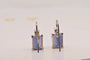Boucles d'oreilles Boucles d'oreilles en or blanc 18 carats avec iolites et diamants 58 Facettes