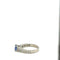 Bague 53 Bague en or blanc 18 carats avec saphir et diamants (0,80 ct) 58 Facettes