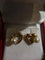 Boucles d'oreilles Cartier - Boucles d'oreilles cœur en or jaune 18 carats et perles blanches 58 Facettes