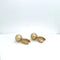 Boucles d'oreilles Boucles d'oreilles en or jaune 18 carats brossé et perles champagne 58 Facettes