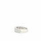 Bague 54 Bague en or blanc 18 carats sertie de diamants princesse et brillants 58 Facettes