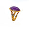 Bague 44.5 Bague en or jaune 18 carats avec améthyste et nacre 58 Facettes 32877/DB0FGRF5CV
