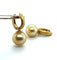 Boucles d'oreilles Boucles d’oreilles pendantes en or jaune 18 carats et perles champagne 58 Facettes 380872/Z05HU0U1