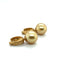 Boucles d'oreilles Boucles d’oreilles pendantes en or jaune 18 carats et perles champagne 58 Facettes 380872/Z05HU0U1